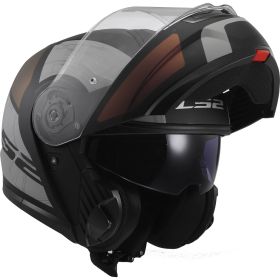 Casco Modulare LS2 FF908 STROBE II Orion Nero Opaco Grigio