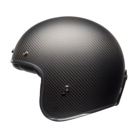 Casco jet cafe racer BELL Custom 500 Carbon nero opaco