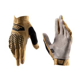 LEATT 4.0 Lite MTB Gloves Brown NanoGrip Palm CE Protection ReaFlex Knuckles
