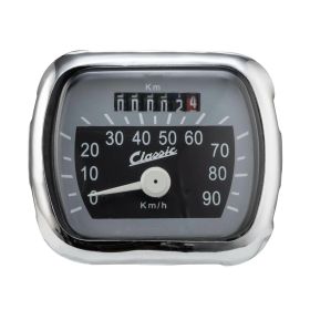 SIP Speedometer D.73x62mm gray/black dial for Vespa 125 V30-33