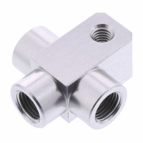 Sdoppiatore tubo freno 3 vie TYP813-1 M10x1 argento