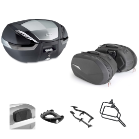 GIVI V47 TECH Topcase-Kit ST609+ Smoke Black 47/25L für BMW