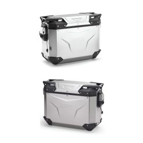 GIVI TREKKER OUTBACK EVO Side Cases 37L Aluminum for MORINI X-CAPE