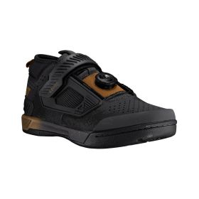 LEATT ProClip 4.0 MTB Shoes Gray with RideGrip Sole and Neoprene Collar