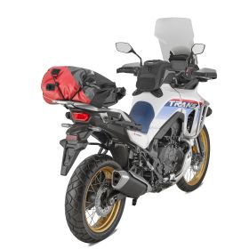 Borsa Cargo Rullo da Sella o Portapacchi Givi Impermeabile 30 Lt Grafica Grigio e Rosso