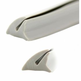 Stirsce listello pedana ARIETE in gomma 3000x16mm grigio 7032