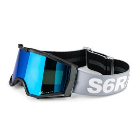 STAGE6 R/T blaue verspiegelte Motocross-Maskenlinse