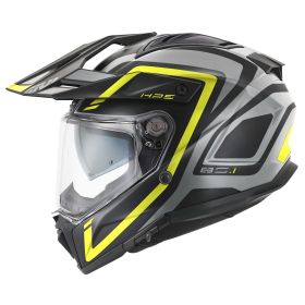 Casco enduro dual road GIVI 80.1 Apex nero grigio giallo