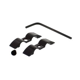 PRO-BOLT Brake Line Mount 9mm Double Black Aluminum
