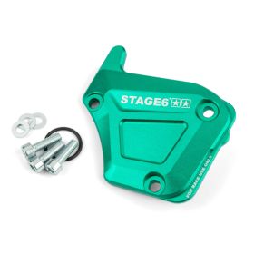 Coperchio pompa olio STAGE6 alu turchese DERBI