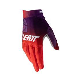 LEATT Moto 2.5 X-Flow Summer gloves Sunburn red purple breathable