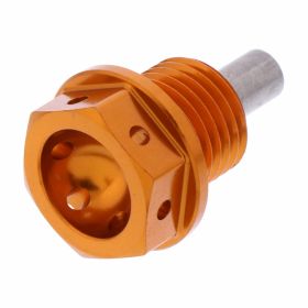 Tappo scarico olio racing JMP magnetico M12X1,50 12mm arancione