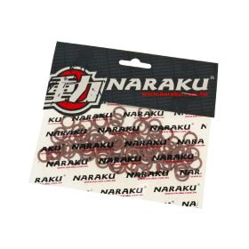Rondelles en aluminium Naraku 8x12x1mm 100 pièces