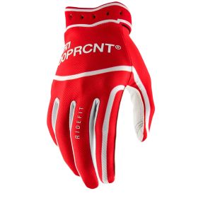 100% RIDEFIT Motocross-Handschuhe Rot