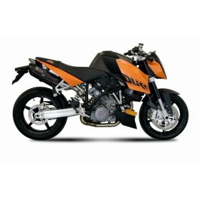 MIVV Slip-on Dual Exhaust Black Sound for KTM 990 Superduke
