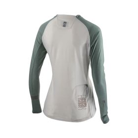 LEATT Gravity 3.0 Damen MTB Langarmshirt Weiß TENCEL temperaturregulierend