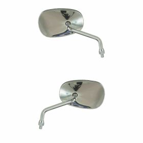 Coppia specchietti manubrio FAR 7992/7993 cromo