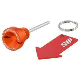 SIP SERIES PORDOI Vis de remplissage d'huile moteur Orange mat anodisé
