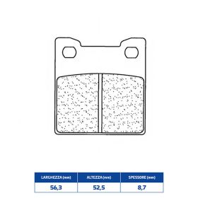 CL BREMSEN Hintere Bremsbeläge Set Sinterverbindung für SUZUKI RF R 900