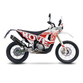LeoVince LV One Evo Black Slip-On Exhaust for KOVE