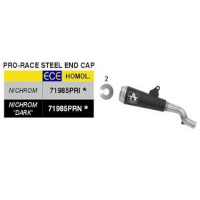 ARROW Pro-Race Slip-On Exhaust Black Nichrom Approved for Honda X-ADV 750