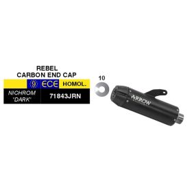 ARROW Jet Race Nichrom Slip-On Rennsportauspuff Vergaserstopfen Sammler für Yamaha MT-07