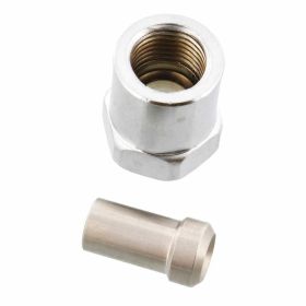 Raccord de tuyau de frein JMT avec filetage interne en chrome mobile TYP611 M10x1