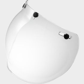 Bubble Visor 3 Buttons Transparent LS2 for OF601 BOB Helmet
