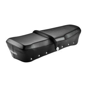 Sella TREZZI nero con cinghia sella in ecopelle per Lambretta DL/GP