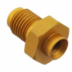 Raccordo tubo freno JMT filettatura esterna fissa oro TYP530 3/8-24 UNF