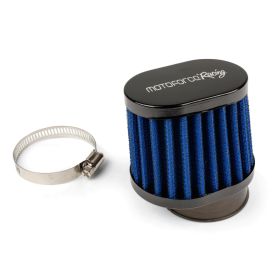 MOTOFORCE RACING D.50 Filtre à air décalé en cône PWK/VHST 19-30 Bleu Noir