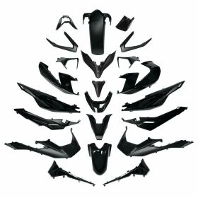 T4TUNE 22-teiliges Verkleidungskit Schwarz für Honda Forza 125/350