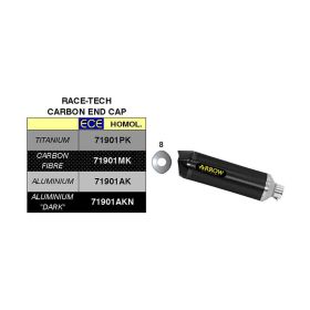 ARROW Race Tech Slip-On Auspuff Dunkel Aluminium und Verbindung für Honda CBR 500 R
