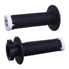 Poignées ODI GRIPS Nomad Quick Lock Noires/Blanches 31,5-32,5 mm