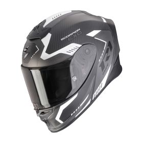 Casco integrale Scorpion EXO-R1 EVO CARBON AIR Propel nero argento