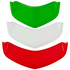 SIP Style italien 3 bandes de nez centrales vert/blanc/rouge 1B005776