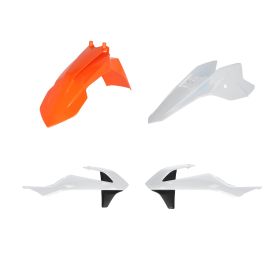 ACERBIS Verkleidungskit 4 Teile 2017 Modell Orange/Weiß