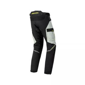 Pantalons de moto pour hommes REBELHORN PATROL Gris/Noir/Jaune Fluo