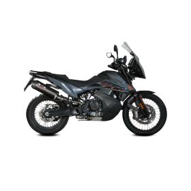Marmitta Slip-on MIVV Oval omologata in carbonio per KTM 890 adventure/r