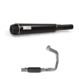 ARROW Rebel Racing Carbon Slip-On Auspuff für Kawasaki Vulcan S 650