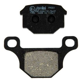 Paire de plaquettes de frein POLINI ORIGINAL 88,15x49,1x7,8/56,1x36,1x10,2 mm