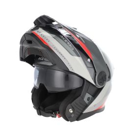 Casco modulare ACERBIS P/J Rider Graphic grigio/rosso