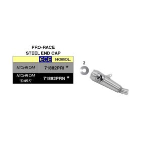 ARROW genehmigte Pro-Race Nichrom Slip-On Auspuffanlage für Honda CB 1000 R