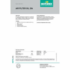 Motorluftfilter Öl 206 5L