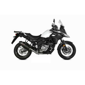 MIVV Oval Vollauspuff aus Carbon für SUZUKI V-Strom 650
