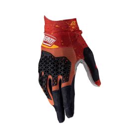 LEATT Moto 4.5 Lite Summer gloves Burn red black lightweight and non-slip