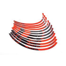 Kit adesivo cerchione 10 pollici STAGE6 rosso/nero
