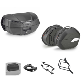 Kit GIVI bauletto V49 AIR borsa WL900B nero fumè 49/25L per SUZUKI