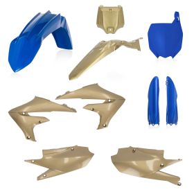 Kit carene 10 pezzi ACERBIS blu/oro per YAMAHA
