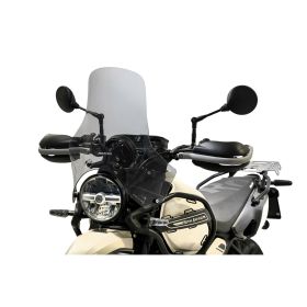 Cupolino Alto ISOTTA Fumè scuro 520x480mm attacchi inclusi per ROYAL ENFIELD himalayan